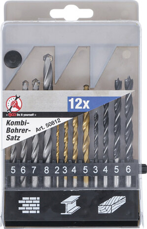 Combination Drill Set 2 - 8 mm 12 pcs