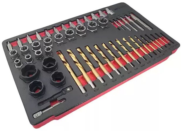 Screwdriver/drill bit set 54-piece