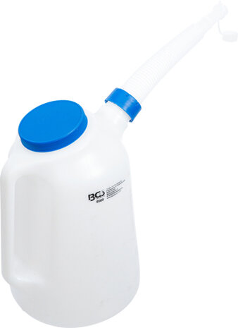 Fluid Flask with flexible Spout and Lid 6 Liter