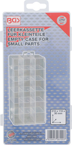 Empty Case for Small Parts