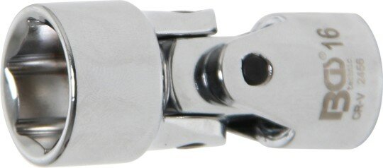 Universal Joint Socket, Hexagon 10 mm (3/8) Drive 16 mm