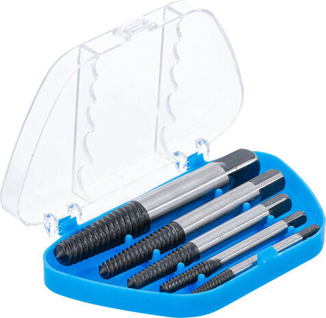 5-piece Screw Extractor Set, Sizes 1-5