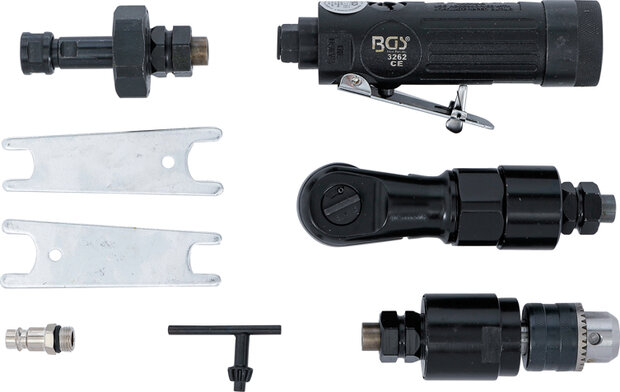 Air Multi-Tool with 3 changeable Working Heads