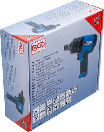 Air Impact Wrench 20 mm (3/4) 1650 Nm