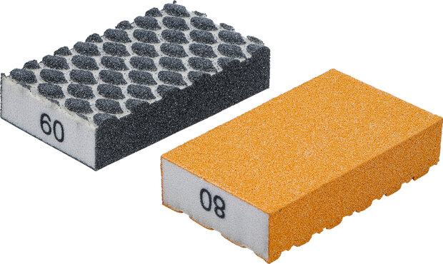 Abrasive Sponge Set K 60, 80 2 pcs