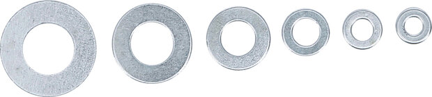 Washer Assortment 4 - 12 mm (internal diameter) 130 pcs