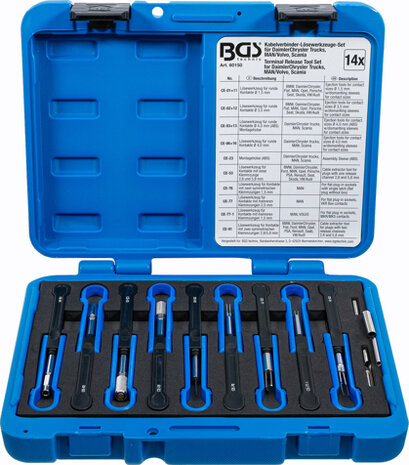 Terminal Tool Set for MAN, Volvo 14 pcs