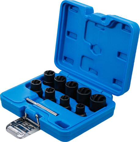 10-piece Special Twist Socket Set, 10-19 mm, 3/8