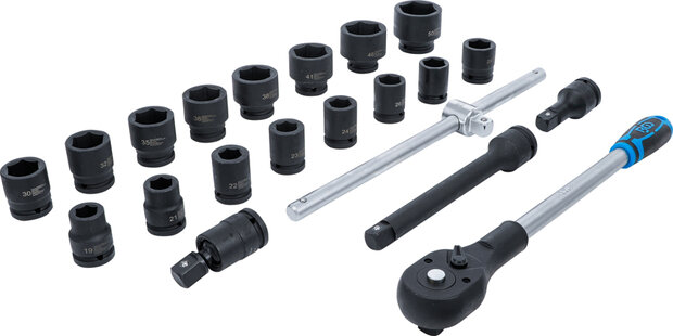 21-piece Impact Socket Set, 3/4