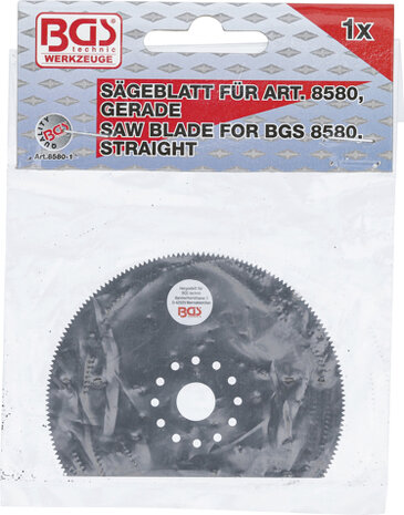 Saw Blade straight for BGS-8580