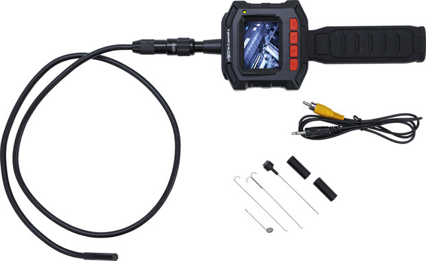 Video Borescope with TFT-Display Camera Head diameter 8 mm