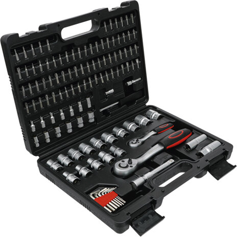 Socket Set Super Lock (1/4) / (1/2) Drive 115 pcs