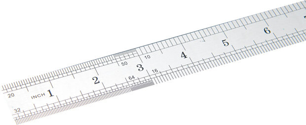 Steel Scale flexible stainless 1 m