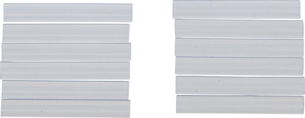 Glue Sticks transparent Ø 7.5 mm, 50 mm 12 pcs