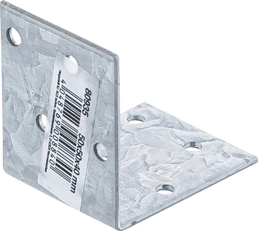 Angle Joint, 50x50x40x2 mm, galvanized