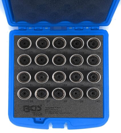 Rim Lock Socket Set for Opel, Vauxhall (Version C)  20 pcs.