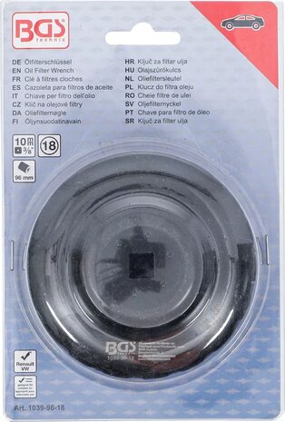 Oil Filter Wrench 18-point diameter 96 mm for Renault, VW