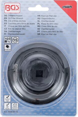 Oil Filter Wrench 15-point diameter 95 mm