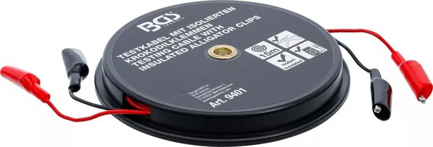 Aligator-Clip Cable Box automatic reel 15 m