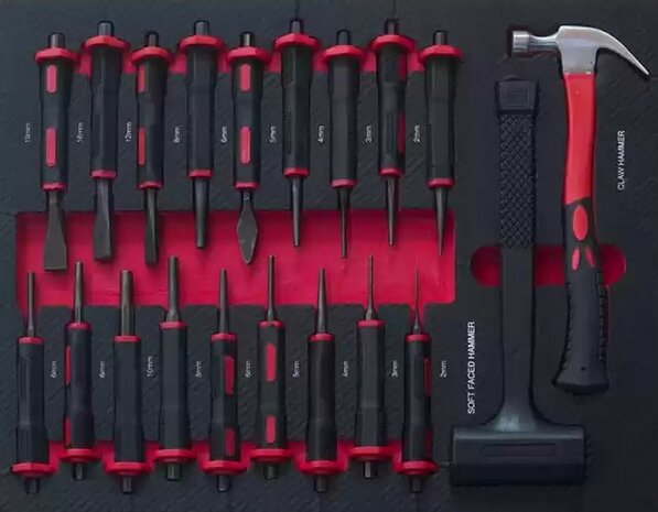 Tool trolley XXL 300-piece with wooden top