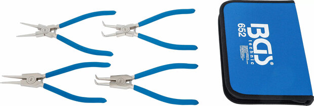 Circlip Pliers Set 250 mm 4 pcs
