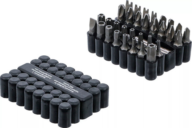 Bit set short (1/4) different profiles 33-piece