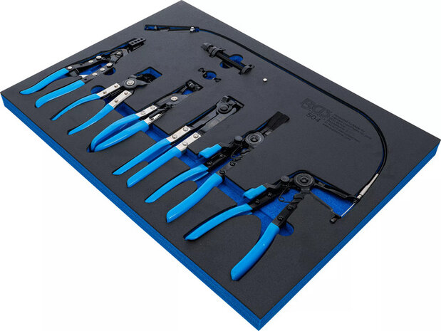 Hose Clamp Pliers Set in Tool Tray