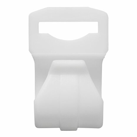 Tent clip for tent pole 20-25mm with slot white