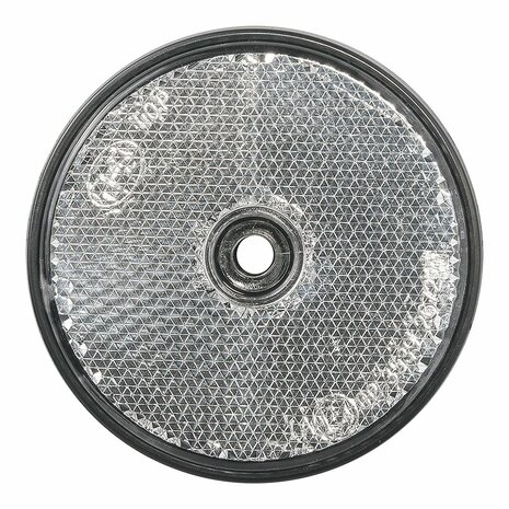 Reflector white 60mm screw mounting