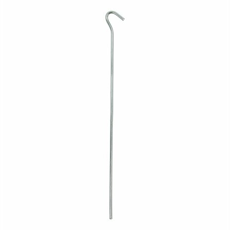 Tent peg 30cm metal with open eye