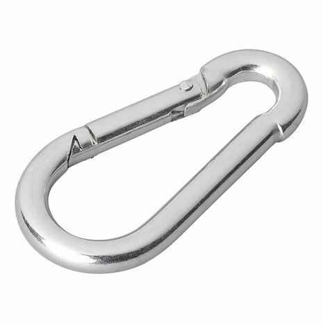 Carabine hook metal 5x50mm x10 pieces