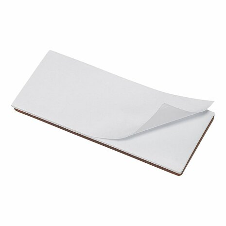 Orange reflector 82x36mm self-adhesive