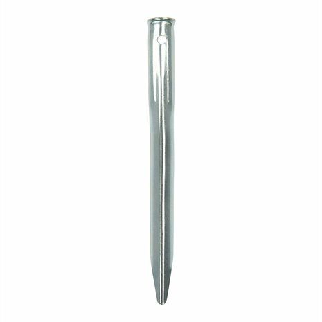 Tent peg 22cm metal half-round