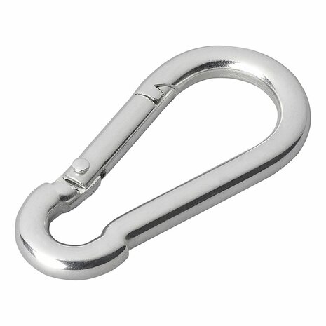 Carabiner metal 6x60mm x10 pieces