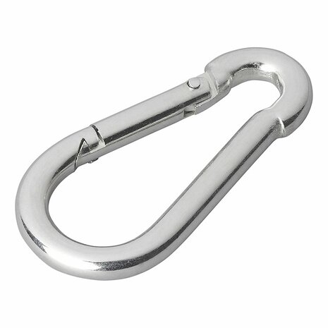 Carabiner metal 6x60mm x10 pieces