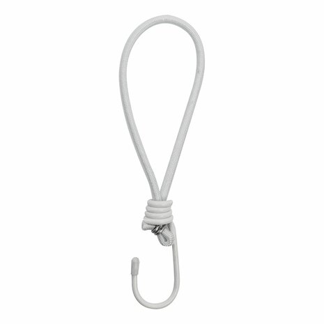 Tent tensioner elastic white with hook