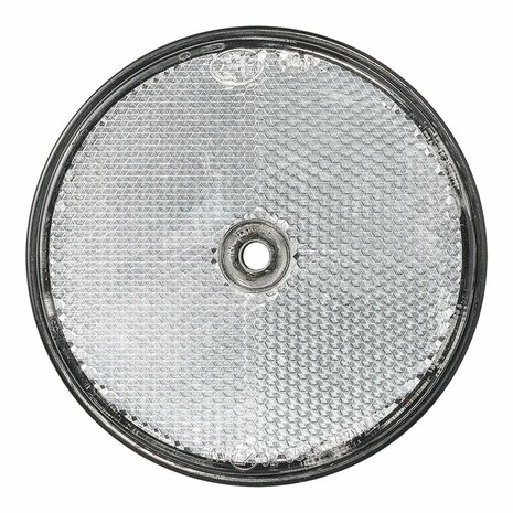Reflector white 80mm screw mounting