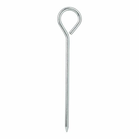 Tent peg 19cm aluminium with eye
