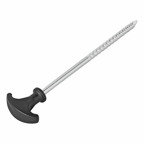 Tent peg 20.5 cm galvanised steel screw-on