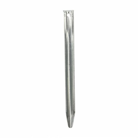 Tent peg 22cm aluminium half round