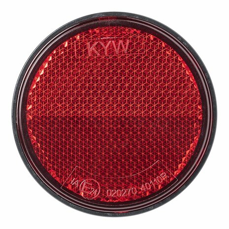 Red reflector 60mm with bolt 5mm