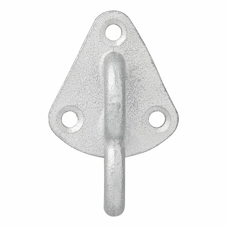 Rope hook metal with eye 70 x 45 mm