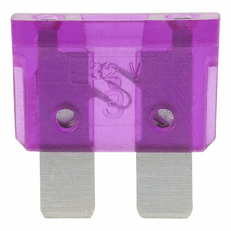 Standard plug-in fuses 3A purple 6 pieces