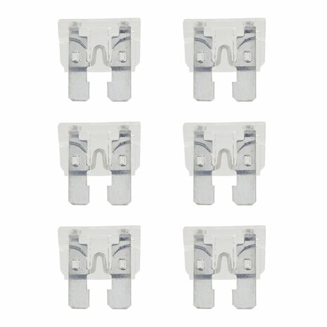 Standard fuses 25A neutral 6 pieces