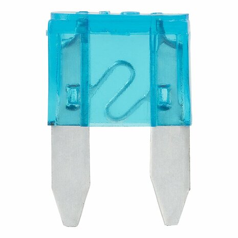 Mini fuses 15A blue 6 pieces