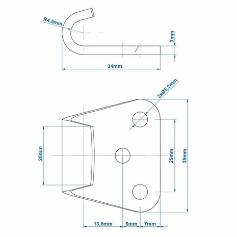 Counterpart for tension lock SPP Z-11A