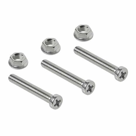 Screw set M8 6-piece for socket