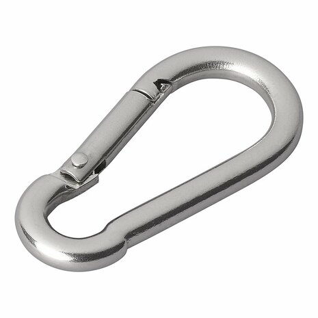 Stainless steel snap hook 5x50mm x10 pieces