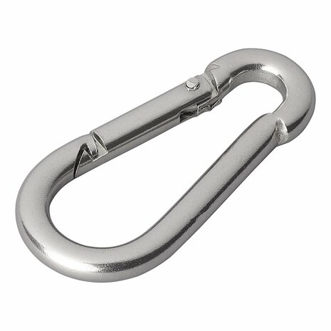 Stainless steel snap hook 6x60mm x10 pieces