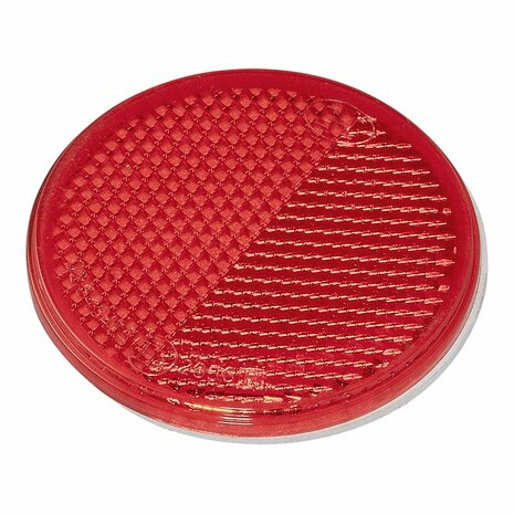 Reflector red 60mm self-adhesive 2 pieces